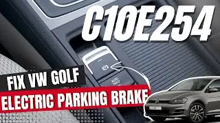Как исправить код ошибки C10E254 на электронном стояночном тормозе (EPB) VW Golf всего за 2 минуты