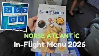 Norse Atlantic : In-Flight Menu / Jan 2026