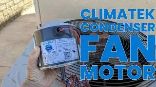 ClimaTek 1/5 HP Condenser Fan Motor | Replaces Lennox, Armstrong, Ducane (100483-02, 100483-21)