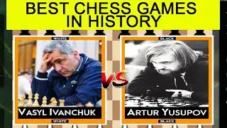 Best Chess Game in history! Vasyl Ivanchuk vs Artur  Yusupov Rapid 1991
