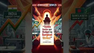 Budget 2026: Textile Sector par Sabse Bada Attack | India vs Bangladesh Garment Race