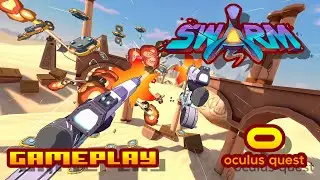 Swarm - (Oculus Quest 1 & 2) - Gameplay
