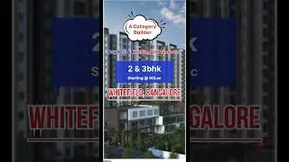 Flats under 1Cr in Whitefield, Bangalore | ☎️9019849801