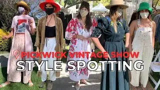 THE BEST STREET STYLE AT A LOS ANGELES VINTAGE MARKET// PICKWICK VINTAGE SHOW