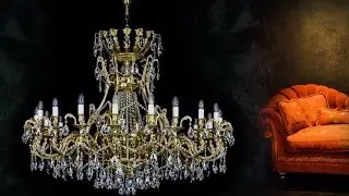 Luxusn&iacute; mosazn&eacute; lustry ArtGlass