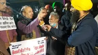 building nirman majdoor union ne Kishan sathiyon ke sath Megha pateker ki netiturv me smarthan diya