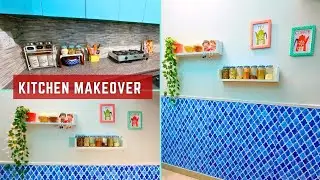 Small Kitchen MAKEOVER | In Budget ✅️ Countertop Organization  | KITCHEN ORGANIZATION