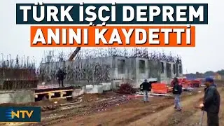 8.8 Şiddetindeki Deprem Anını Türk İşçi Böyle Görüntüledi | NTV