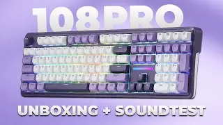 ANTONIUM 108 PRO - UNBOXING + Soundtest💜 - Was kann die Tastatur?