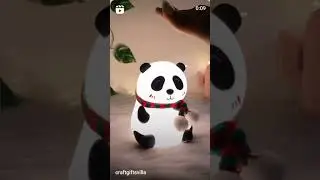 Cute Panda Night Light - Touch Control LED Lamp for Kids