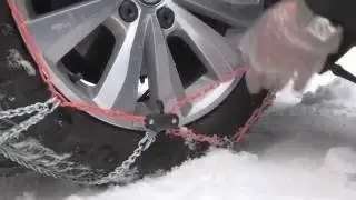 POLAIRE XP7 : passanger car snow Chain fiting - Chaine &agrave; neige tourisme montage