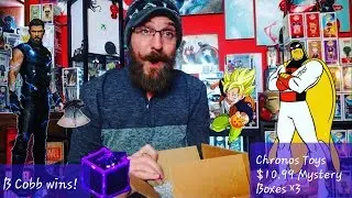 Chrono Toys mystery Boxes &times;3 B Cobb wins again! Huge pull!