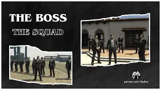 GTA 5 Mod | The Boss 1.3 - How to control your Squad (Squad commands, features, mechanics)