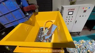 ATMOS FOAM SHREDDER | PU FOAM CRUSHER | QUILTING FOAM FABRIC SHREDDER | FOAM WASTE CRUSHER