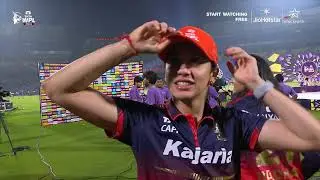 Aakash Chopra, Harsh Gujral & Sahiba Bali share laughs after Bengaluru's Triumph