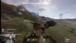 Deer Chases Tiger and Tiger Kills me!  WTF?  #rust #rustpvp #rustpve #rustduo
