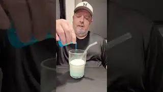 Milk + Ocean Blue Lemonade = Oddly Drinkable?