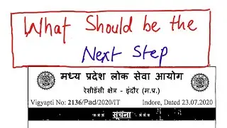 MPPSC 2020 New Update // New Strategy