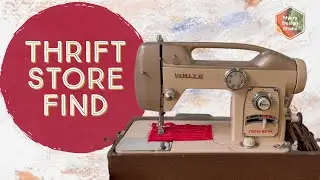 Vintage White Sewing Machine#sewingmachine #vintagesewing #whitesewingmachine