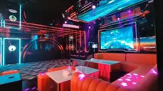 Nightclub lighting system Bar atmosphere  lighting project Immersive KTV Commercial space light