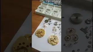 Movement assembly preparation of parts - Cornehl Watches