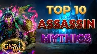 Top 10 Best Assassin Mythics In Gems of War #crisppurpose #gemsofwar #gemsofwarfastteam #gaming
