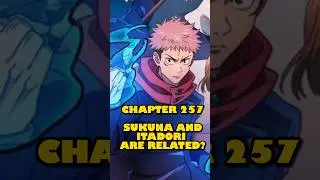 Itadori Yuji and Sukuna are related? JJK Chapter 257 #mangaspoilers #jujutsukaisen
