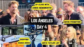 Up close with CHRIS HEMSWORTH | Shopping at RODEO DR | Vegan MX Restaurant