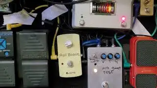 Mid Boost pedal test