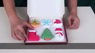 Christmas Bath Bomb Gift Set - Perfect Holiday Gift! 🎄💖