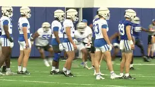 An inside look into Duke's first football practice of the season