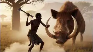 Life 3.2 Million Years Ago &ndash; Giant Saber-Tusked Beast vs Early Humans | Prehistoric Battle Story