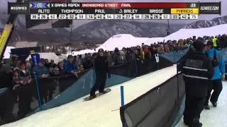 Louis-Felix Paradis Run 7 Men's Snowboard Street finals