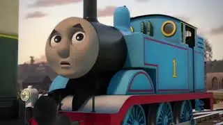 Thomas takes Gordon's express coaches out of Knapford