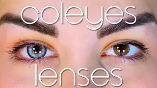 YEARLY LENSES OUT OF TIS WORLD! COLEYES COLORED LENSES TRYON FOR BROWN EYES | STELLA KU