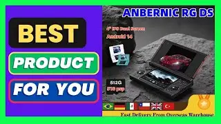 Best Handheld Game Console | Anbernic RG DS Retro Game Console!57