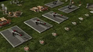 BOSS CHINA + Nuclear Wepons vs 7 USA Laser - Command & Conquer Generals Apocalyptic 2.2