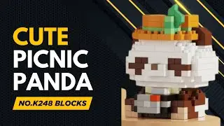 no.k248 Cute Panda Blocks 🐼 Simple Assembly Instructions | Little Toys Tutorial