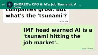 KNOREX CFO: AI's Job Tsunami, AdTech & The Future of Work