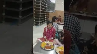## orphan girls wishing ##birthday and praying before meal ##@@