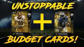 Madden 19! BUDGET BEASTS!! 88 Hb Sean Taylor and 89 TE Calvin Johnson Review/ Gameplay