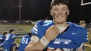 Madison County senior quarterback Wade Fox - September 29, 2022