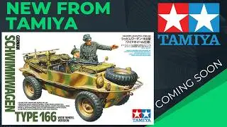 NEW Tamiya 35393 1/35 Schwimmwagen Type 166 Wide Wheel Edition