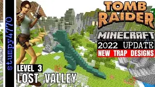 Tomb Raider Level 3, 2022 Update In Minecraft  Comparing Old Map v's New Map