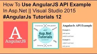 How to use angularjs api example in asp.net || visual studio 2015 #angularjs tutorials12