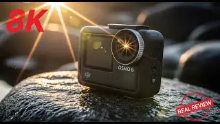 DJI Osmo Action 6 (2025) &mdash; РЕАЛЬНЫЙ ОБЗОР 8K + 1-дюймовый сенсор (тест при слабом освещении)