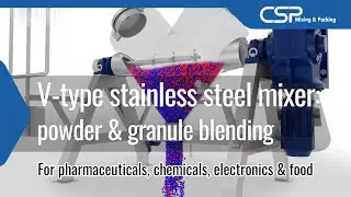 V-Type Stainless Steel Mixer | High-Efficiency Powder & Granule Mixer | CSP