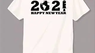 Happy New Year 2021 T-Shirt Design
