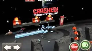 Bike Baron level 2 OVER THE MOON Extreme 3 Stars