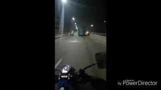 Mid night bike riding